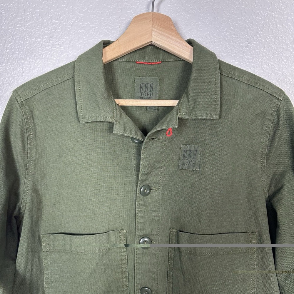 Topo Designs Olive Green Dirt Jacket - Picture 3 of 9